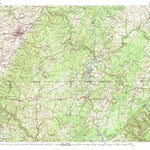 United States Geological Survey Morgantown, WV-PA-MD (1979, 100000-Scale) digital map