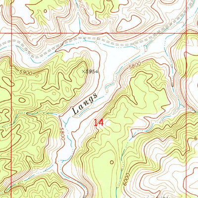United States Geological Survey Moriah Knoll, AZ (1971, 24000-Scale) digital map
