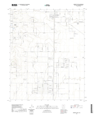 United States Geological Survey Moriarty South, NM (2023, 24000-Scale) digital map
