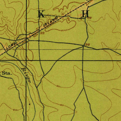 United States Geological Survey Moriches, NY (1926, 62500-Scale) digital map