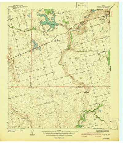 United States Geological Survey Morita, TX (1941, 62500-Scale) digital map