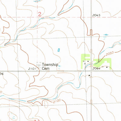 United States Geological Survey Mork Lake, ND (1980, 24000-Scale) digital map