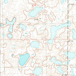 United States Geological Survey Mork Lake, ND (1980, 24000-Scale) digital map