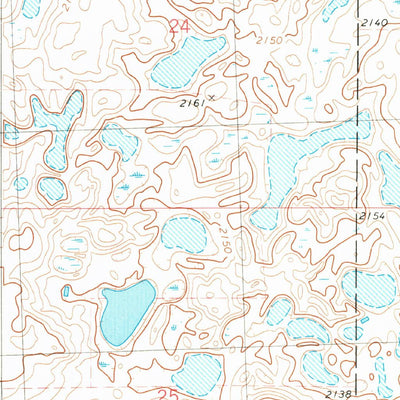 United States Geological Survey Mork Lake, ND (1980, 24000-Scale) digital map