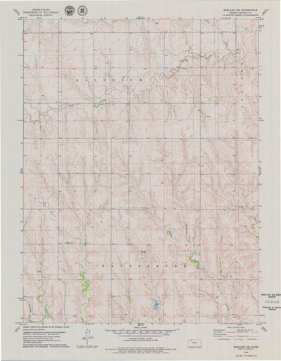 United States Geological Survey Morland NE, KS (1979, 24000-Scale) digital map