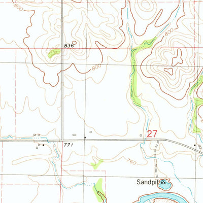 United States Geological Survey Morley, IA (1980, 24000-Scale) digital map