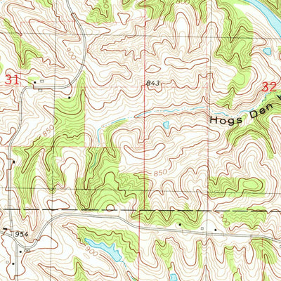 United States Geological Survey Morley, IA (1980, 24000-Scale) digital map