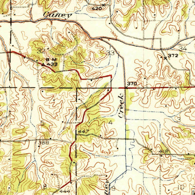 United States Geological Survey Morley, MO (1934, 62500-Scale) digital map