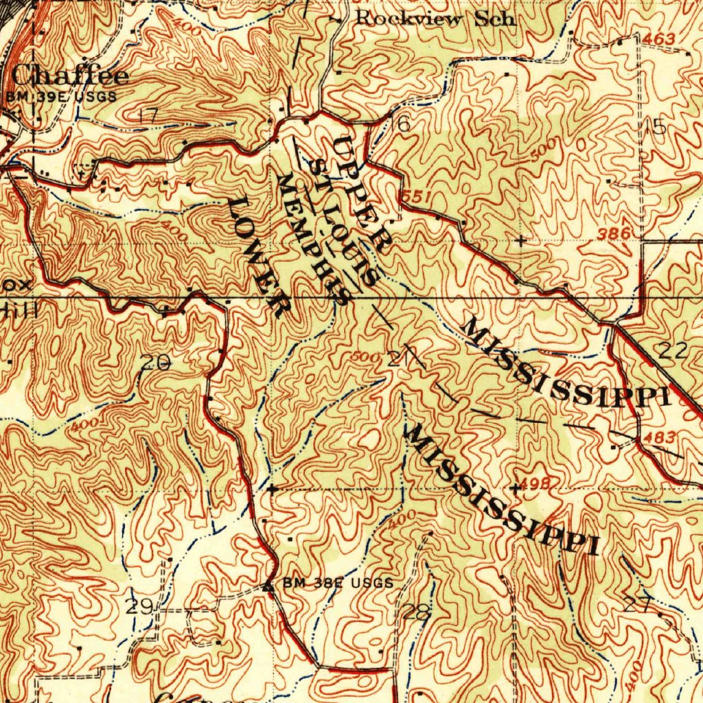 Morley, MO (1939, 62500-Scale) Map by United States Geological Survey ...