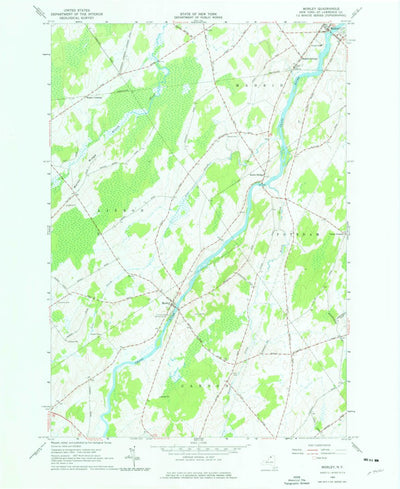 United States Geological Survey Morley, NY (1964, 24000-Scale) digital map