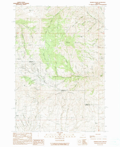 United States Geological Survey Mormon Basin, OR (1990, 24000-Scale) digital map