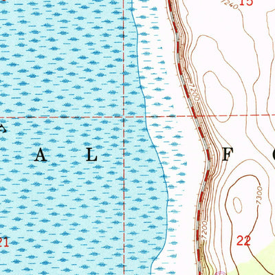United States Geological Survey Mormon Lake, AZ (1965, 24000-Scale) digital map
