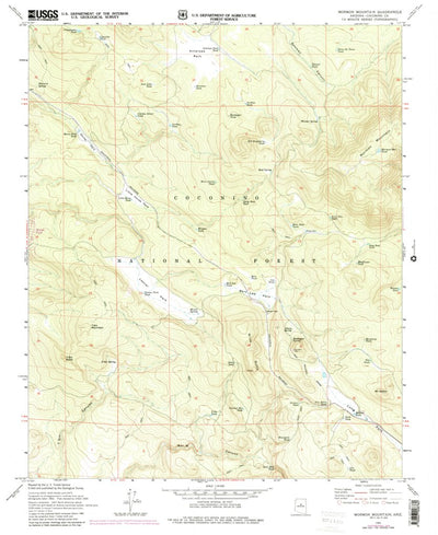 United States Geological Survey Mormon Mountain, AZ (1965, 24000-Scale) digital map