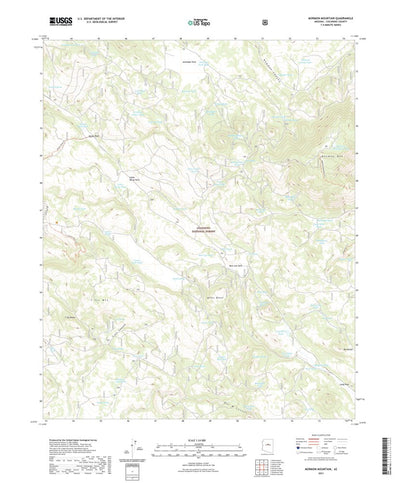 United States Geological Survey Mormon Mountain, AZ (2021, 24000-Scale) digital map
