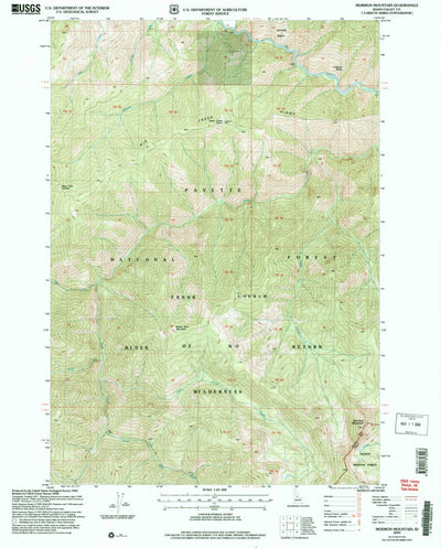 United States Geological Survey Mormon Mountain, ID (2004, 24000-Scale) digital map