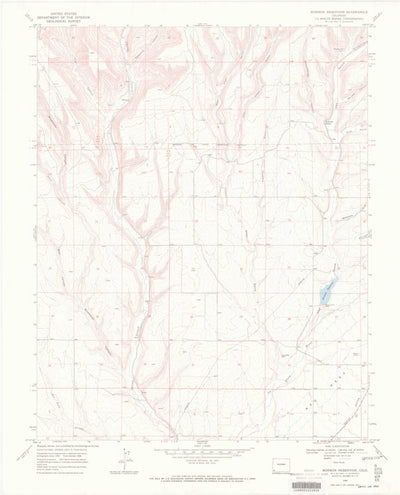United States Geological Survey Mormon Reservoir, CO (1968, 24000-Scale) digital map