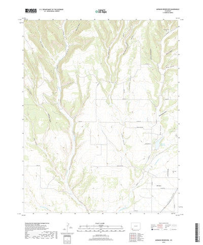 United States Geological Survey Mormon Reservoir, CO (2019, 24000-Scale) digital map