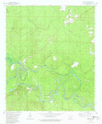 United States Geological Survey Moro Bay, AR (1981, 24000-Scale) digital map