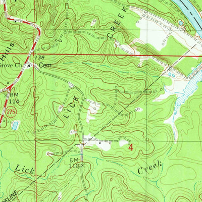 United States Geological Survey Moro Bay, AR (1981, 24000-Scale) digital map