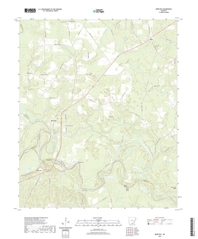 United States Geological Survey Moro Bay, AR (2020, 24000-Scale) digital map