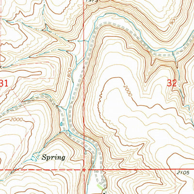 United States Geological Survey Moro, OR (1971, 24000-Scale) digital map