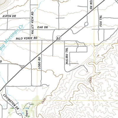 United States Geological Survey Morongo Valley, CA (2018, 24000-Scale) digital map