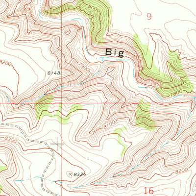 United States Geological Survey Moroni Peak, UT (1969, 24000-Scale) digital map