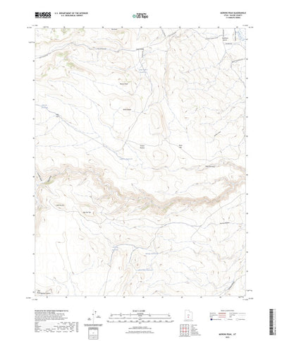 United States Geological Survey Moroni Peak, UT (2023, 24000-Scale) digital map