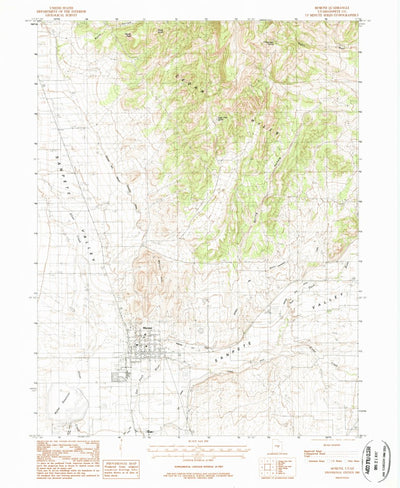 United States Geological Survey Moroni, UT (1983, 24000-Scale) digital map