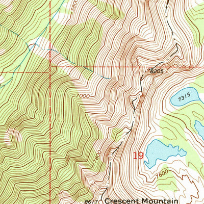 United States Geological Survey Morrell Lake, MT (1970, 24000-Scale) digital map