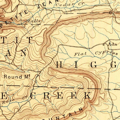 United States Geological Survey Morrilton, AR (1894, 125000-Scale) digital map