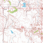 United States Geological Survey Morris Butte, MT (1981, 24000-Scale) digital map