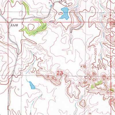 United States Geological Survey Morris Butte, MT (1981, 24000-Scale) digital map