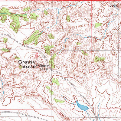United States Geological Survey Morris Butte, MT (1981, 24000-Scale) digital map