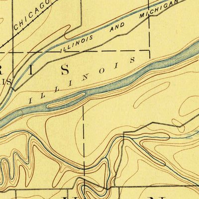 United States Geological Survey Morris, IL (1892, 62500-Scale) digital map