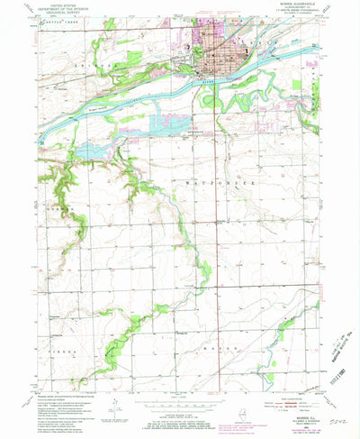 United States Geological Survey Morris, IL (1953, 24000-Scale) digital map