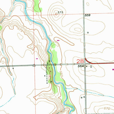 United States Geological Survey Morris, IL (1953, 24000-Scale) digital map