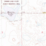 United States Geological Survey Morris Lake, SD (1973, 24000-Scale) digital map