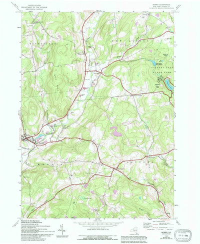 United States Geological Survey Morris, NY (1943, 24000-Scale) digital map