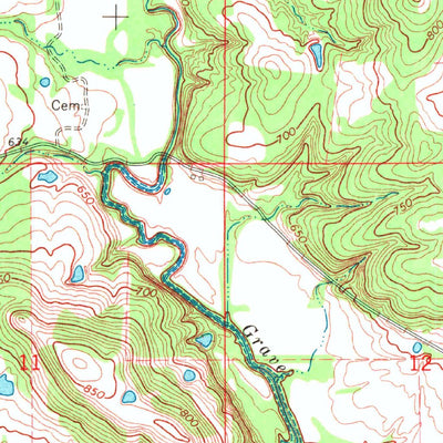 United States Geological Survey Morris, OK (1970, 24000-Scale) digital map