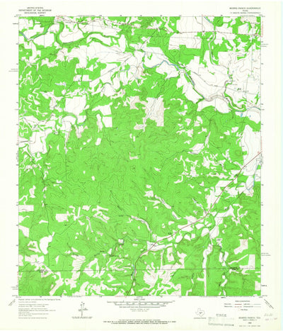 United States Geological Survey Morris Ranch, TX (1964, 24000-Scale) digital map