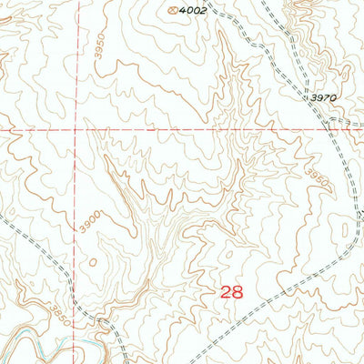 United States Geological Survey Morrisey NE, WY (1951, 24000-Scale) digital map