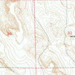 United States Geological Survey Morrisey NE, WY (1951, 24000-Scale) digital map