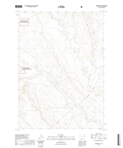 United States Geological Survey Morrisey NE, WY (2021, 24000-Scale) digital map