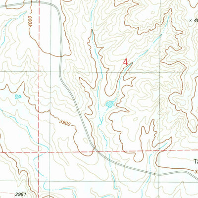 United States Geological Survey Morrisey SE, WY (1982, 24000-Scale) digital map