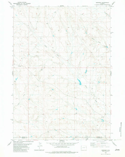 United States Geological Survey Morrisey, WY (1982, 24000-Scale) digital map
