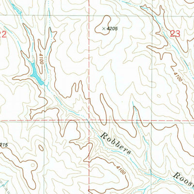 United States Geological Survey Morrisey, WY (1982, 24000-Scale) digital map