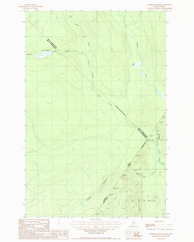United States Geological Survey Morrison Brook, ME (1987, 24000-Scale) digital map