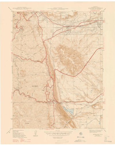 United States Geological Survey Morrison, CO (1947, 31680-Scale) digital map