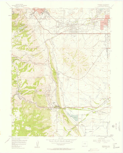United States Geological Survey Morrison, CO (1957, 24000-Scale) digital map